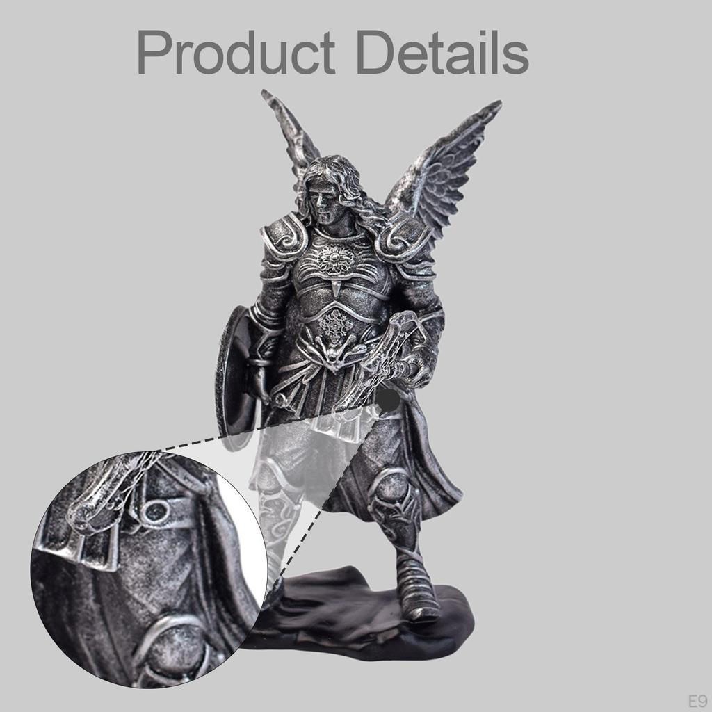 Resin Decoration with Retro Design Statue Creative Artistic Collection Ornamental Sculpture for Desk