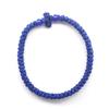 Eastern Orthodox Adjustable Prayer Rope, Hand Knotted Cord Bracelet With Geometric Cross Decor Unisex Multiple Color Options
