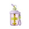 Leak-proof Stirring Cup With Straw Drinking Cup Cute 580ML Water Bottles  Fruit Juice