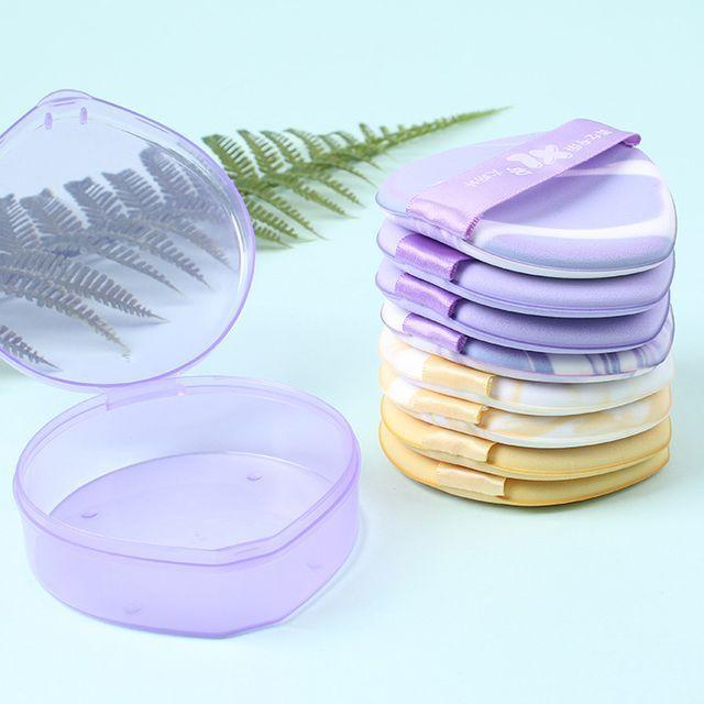 Чою - Набор из 2: Пуховка с футляром Set Of 2 - With Case - Yellow & White - XL
