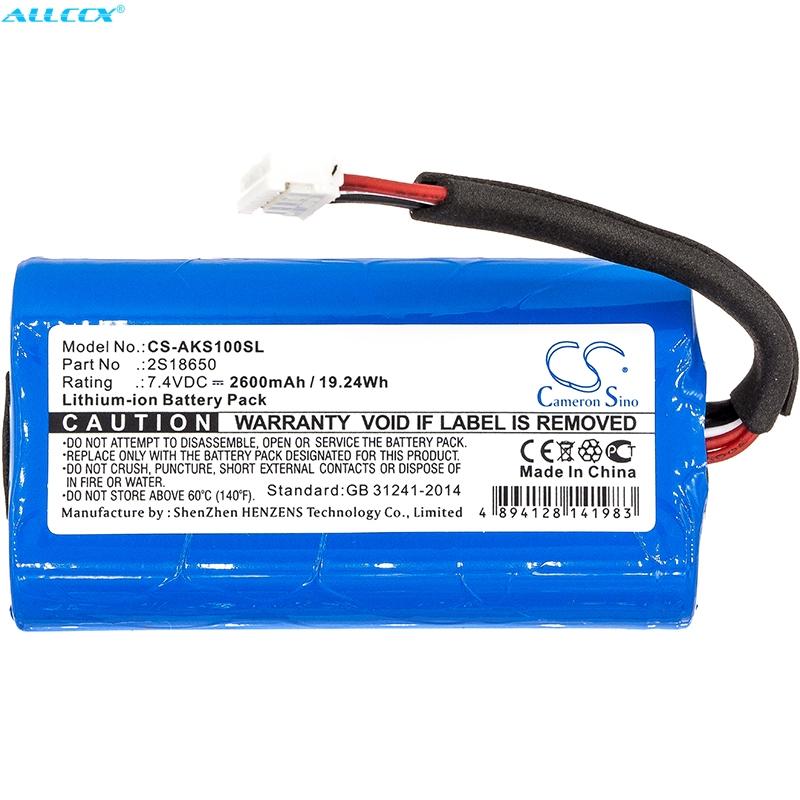 

Аккумулятор для колонки Cameron Sino 2600 мАч 2S18650 для Anker SoundCore Boost