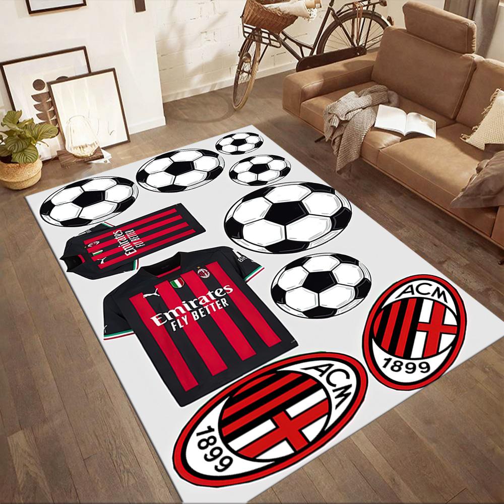 Ac Milan Carpet Design For Bedrooms Playrooms Dining Room Hallway Antislip Rug Office Home Decor Spiritual Gift