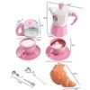 Coffee Machine Simulation Coffee Set Kettle Snack Afternoon Tea Toy Play House Toy  Kids Gift