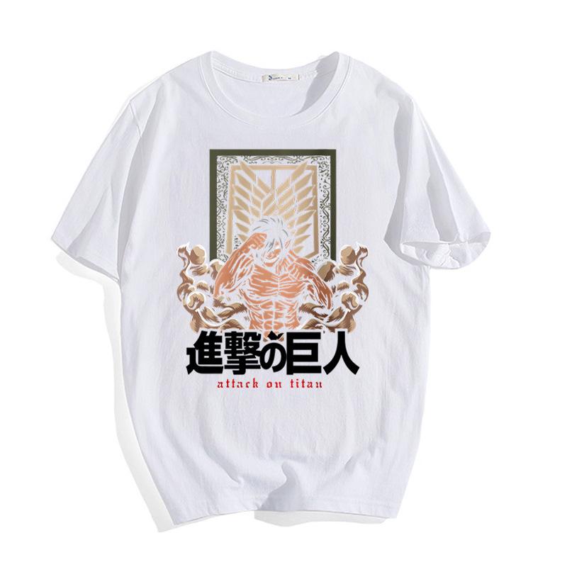 Anime Attack On Titan Peripheral New Sports Top Casual Short Sleeve T-Shirt