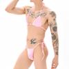 Men's Bra Lingerie Set Big Sac Penis Bag Briefs Bdsm Men's Harness Crop Top Navel Sissy Outfit Body Gay Bikini