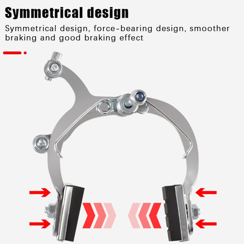 Road Caliper Brake 1PC C Shape Front Bicycle Brake Lightweight and Durable for Road Bike Replacement Maintenance