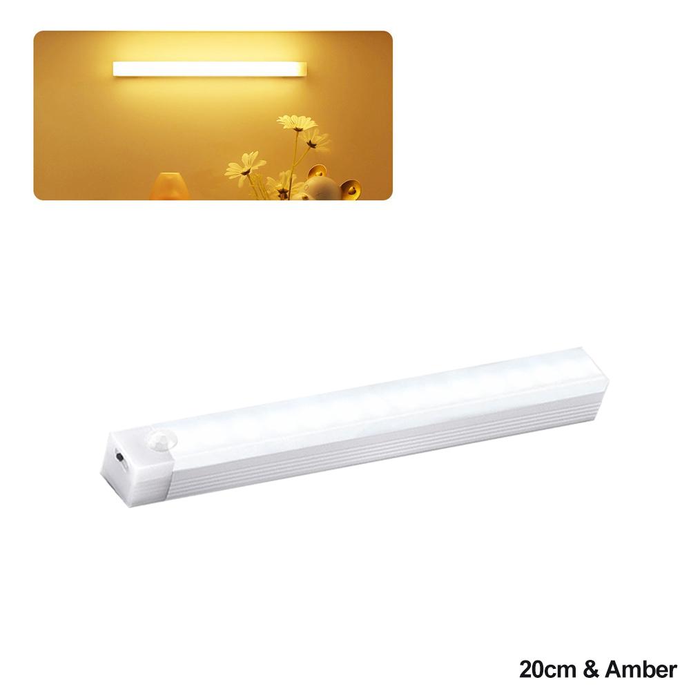 Car Sensor Light Strip Bar Lamp for Floor Trunk Hood Type-C Rechargeable Automatic Induction Light Led Wireless Sensor Light