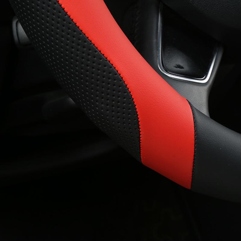 Non-slip Breathable Massage Car Steering Wheel Cover for All Seasons