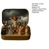 Little Jesus in Tin Box Miniature Jesus Crucifixion Resurrection Scene Ornament Pocket Jesus Figure Set Religious Home Office Desktop Decoration