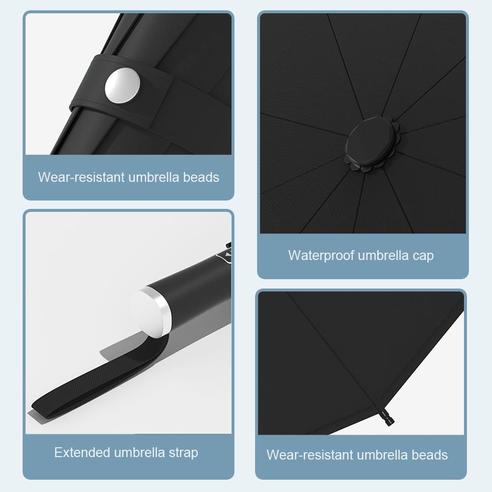 Fully Automatic Reverse Folding Umbrella 16 Bones Compact Foldable Umbrella UV Protection Umbrella for Men Women Teenage