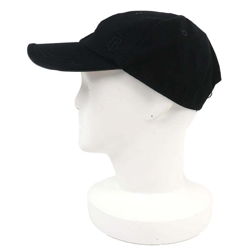 Great BURBERRY Nova Check Pattern Lining TB Logo Baseball Cap black XL 8068040 Used