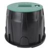 10in Valve Box PE Plastic LCV Lettering Protective Underground Irrigation Valve Box for Lawn Landscape