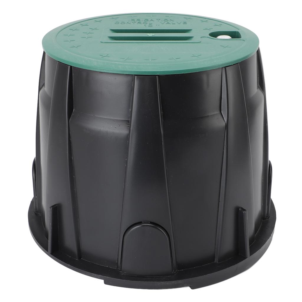 10in Valve Box PE Plastic LCV Lettering Protective Underground Irrigation Valve Box for Lawn Landscape