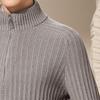 Antonio Men's Old Money Style Half-Zip Knit Sweater