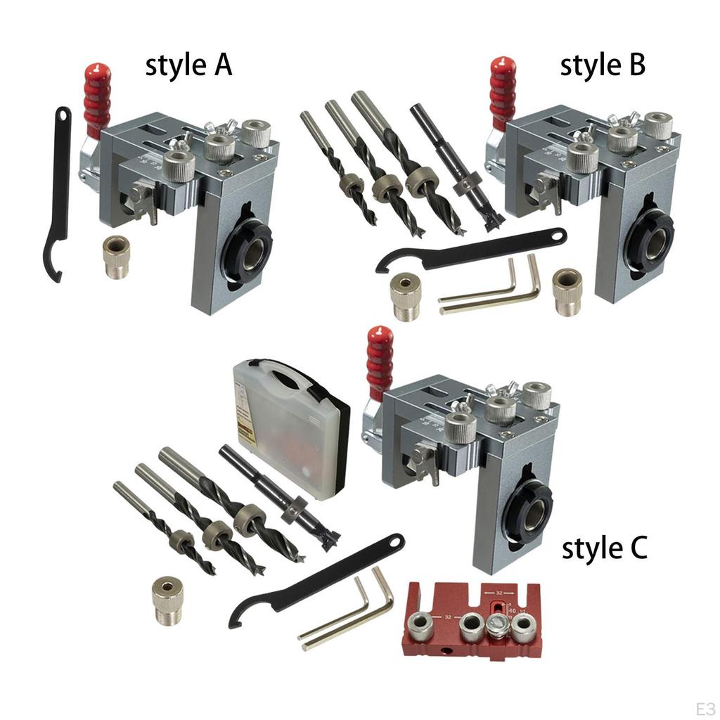 DIY Woodworking Hole Guide Dowel Drill Bit Opener Punch Location Tool Suitable for