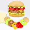 Simulation Fast Food Hamburger Pommes Frites Küchenmodell Kinder Rollenspiel Spielzeug