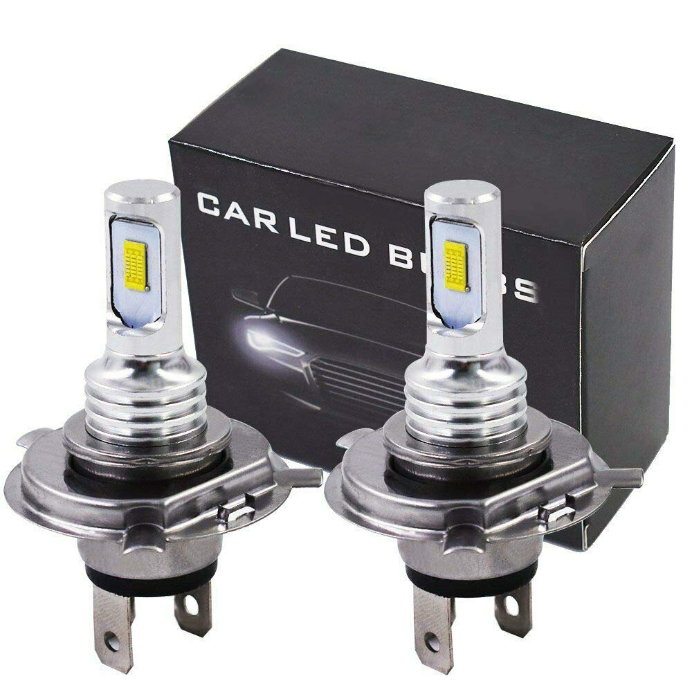 Katigan H4 9003 2 LED Headlight Bulb Kit with High Low Beam Bright 35W 4 6K White