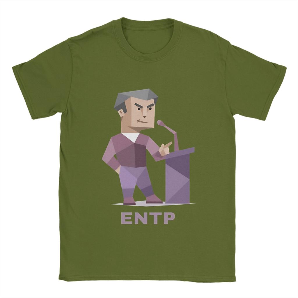 Men's ENTP, MBTI T Shirts  Cotton Tops Funny Short Sleeve Round Collar Tees Gift T-Shirts