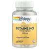 Solaray Betaine HCl with Pepsin 650mg Vegetarian Capsules, 100 Count