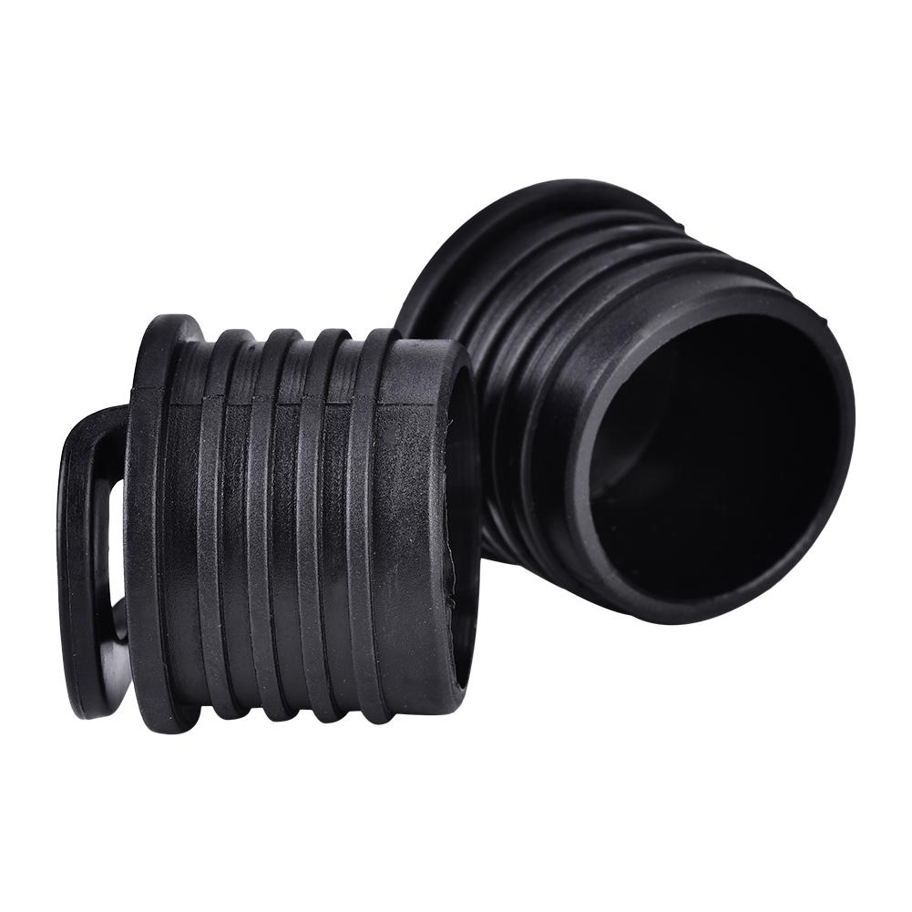 4 Pcs Boat Canoe Kayak Boat Scupper Stopper Bungs Drain Holes Plugs Accessories Black