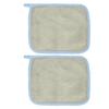2 Pcs Nylon Bath Cloth Fine Mesh Multifunctional Dual Sided Exfoliating Cleaning Bath Cloth Face Towel