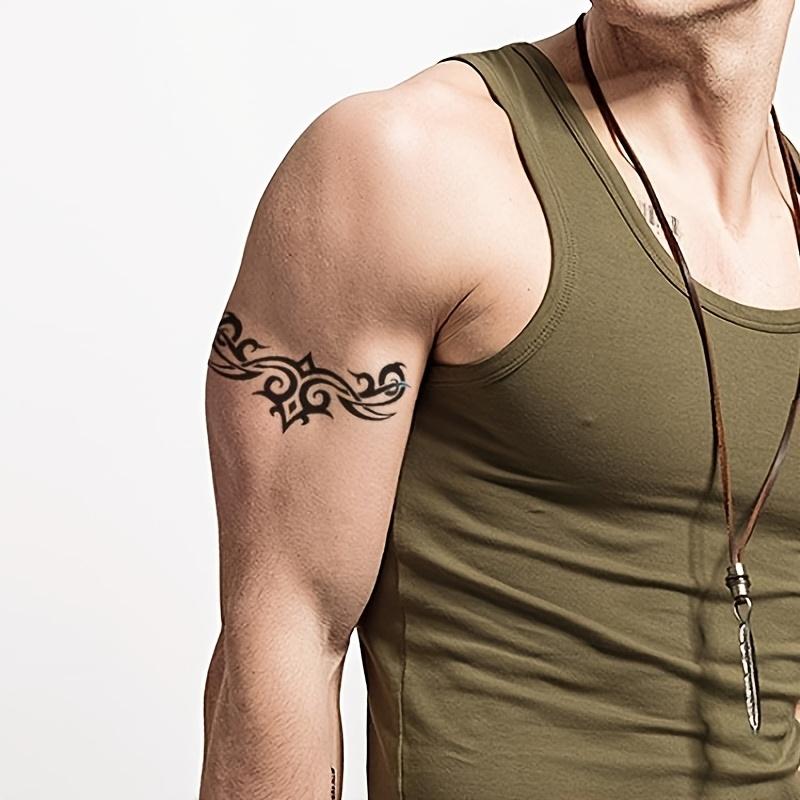 Charm Tattoo Stickers Temporary Tattoo Fake Tattoo Black 30 Sheet temporary tattoo Waist Body Men Women