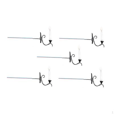 5 1:Maßstab 87 Wandleuchten, Gartenbeleuchtung, DIY-Projekte, Landschaft HO LED