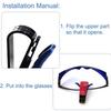 ear1 ABS Car Sun Glasses Clip Card Ticket Holder Fastener for Volkswagen VW Rline GTI Polo Golf Jetta Beetle Tiguan Touran Passat