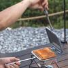 Aluminum Flip Pan for Sandwich Cooking and Grilling