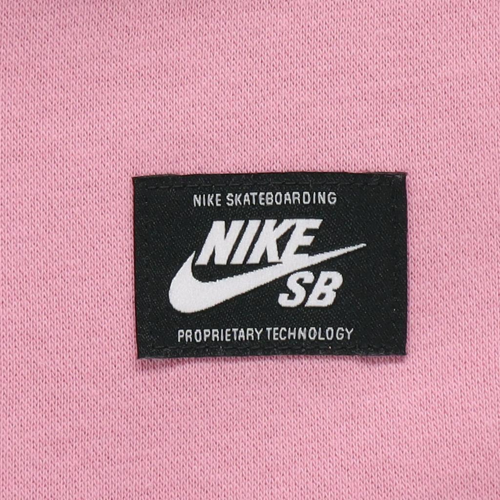 Nike SB Icon Skateboard Fleece Collar Pullover Sweatshirt Men Tops Pink 885846-678