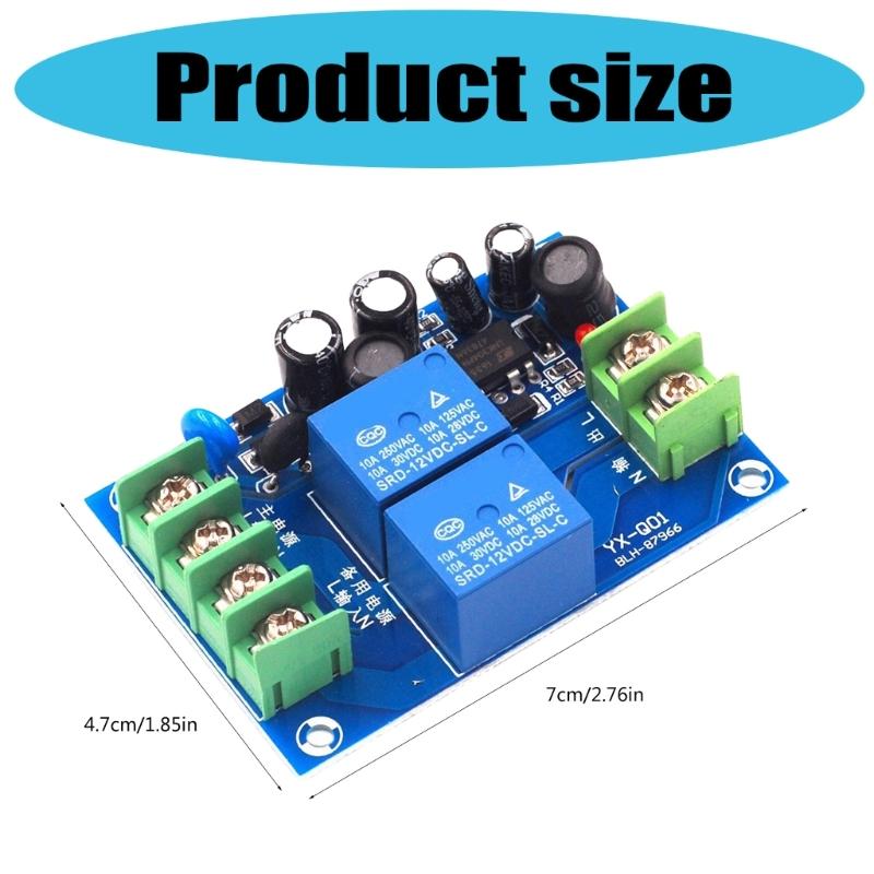 Two Input Automatic Power Transfer Switches 10A Emergency Backups Controller AC85-240V