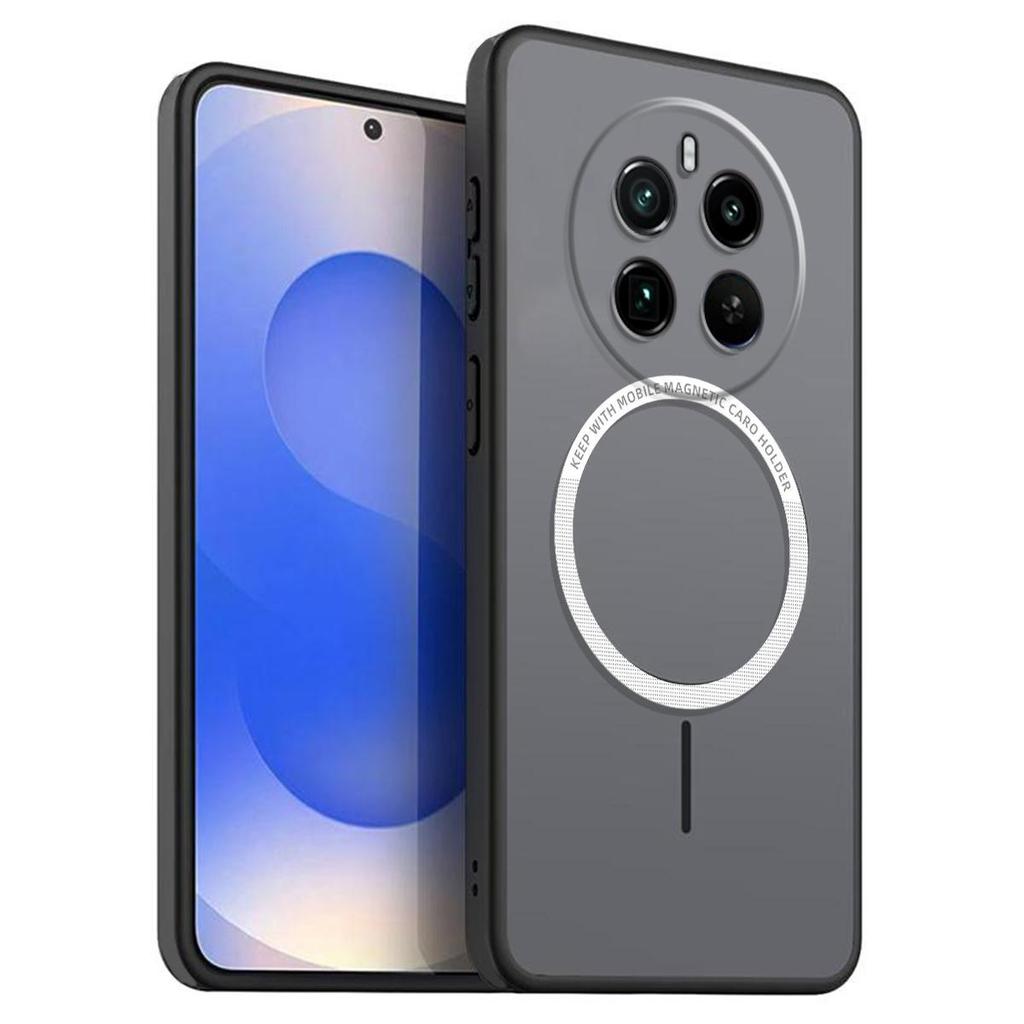 Матовый Полупрозрачный Магнитный Чехол для телефона realme 12+ 5G, 12 Pro+ 5G, 12 Pro, 12 4G, Narzo 70 Pro 5G Мягкий ТПУ Чехол