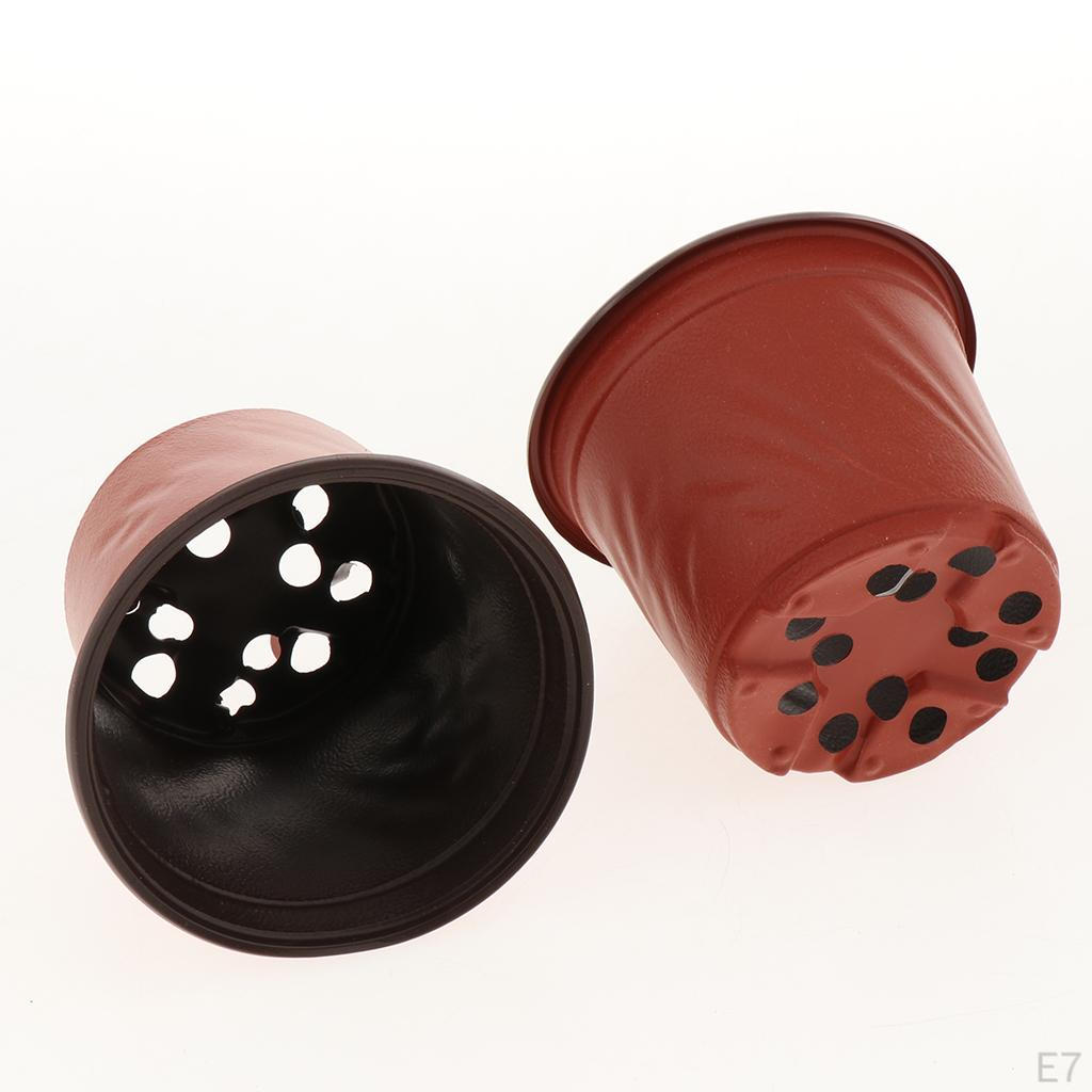 Flower Plastic Pots Nursery Containers