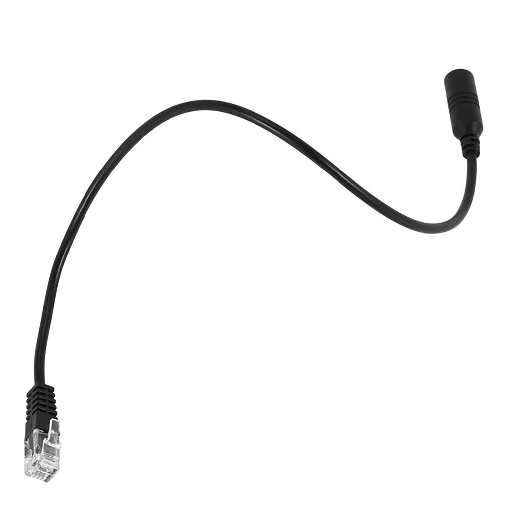 3.5mm Phone Headset To RJ9 Adapter Cable Great for Home Businesses, Offices