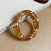 Acrylic Patchwork Beaded Retro Bracelet - Unique Square & Round Design