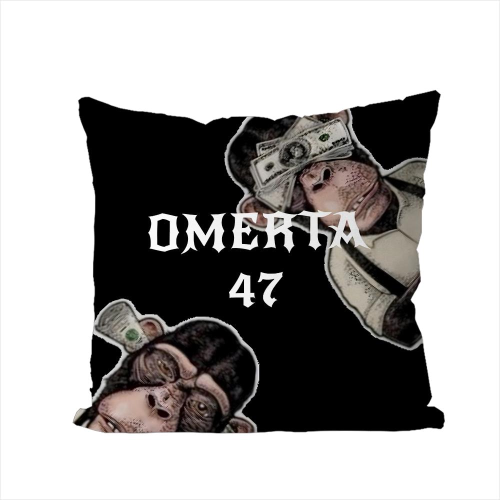 Omertas 47 Maes Pillow Case For Car Sofa Decorative Home Doublesided Print Plush Square Throw Pillow Cushion Cover