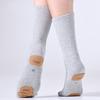 1 Pair Mid-Tube Dance Socks With Anti-Slip Wear-Resistant Sole Leather Sports Yoga Multi-Color Cotton Socks