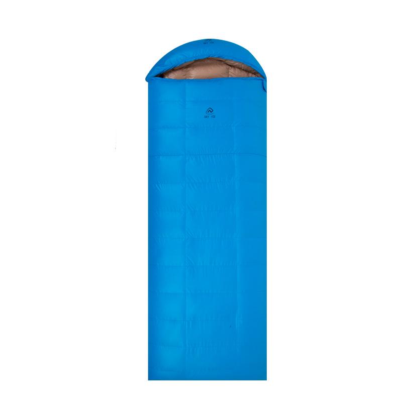 Portable Goose Down Silk Sleeping Bag - Outdoor Envelope Style for Camping & Mountaineering