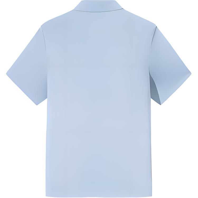Anta Comprehensive Training Series Sports Leisure Simple Solid Color Pullover Short Sleeve Polo Shirt Men Polo Shirts Wings-Blue 952527135-6