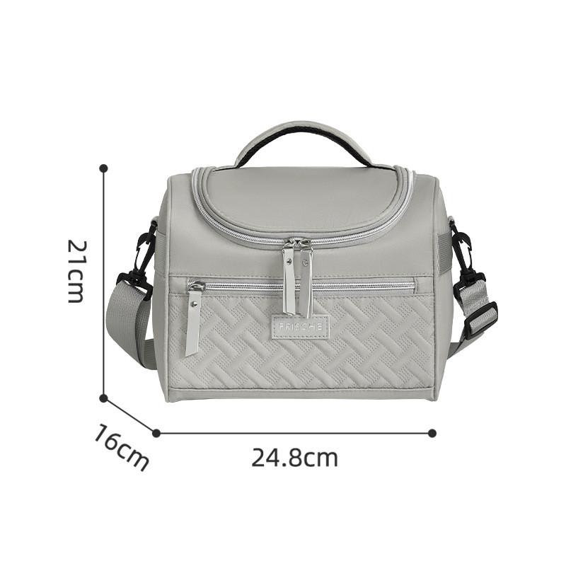 Modern Minimalist Lunch Bag With Insulated Polyester For Office Workers And Picnics