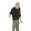 1:64 Scale Figures Miniature People Model for Layout Home Bonsai Building Accessory Decor,