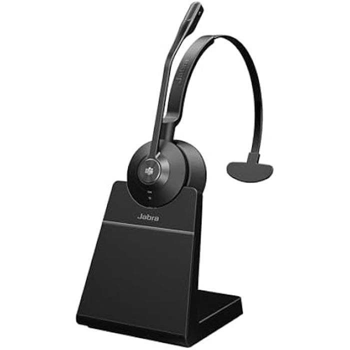 Mono Headset - JABRA - Engage 55 SE MS - Wideband Microphone - Range 150 M - DECT 256-bit Security