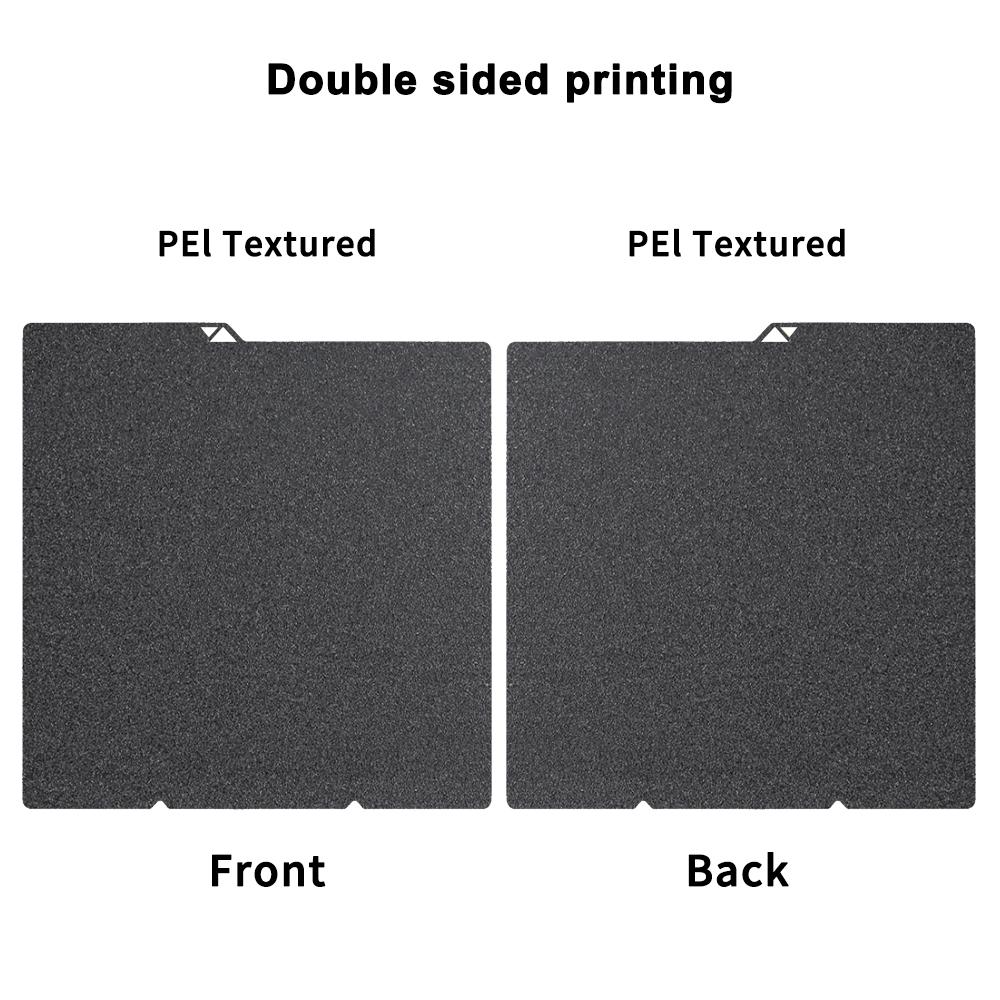 For Anycubic Kobra S1 Plate Pei Sheet 264x276mm Textured Kobra S1 Combo Build Plate Double Sided Peo Pet Pey Kobra S1C Bed