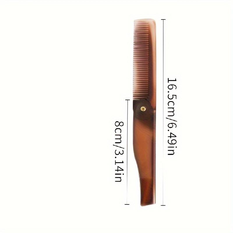 1pc Portable Hair Comb Folding Beard Comb Pocket Size Beard Styling Comb Travel Comb, Compact and Elegant, Suitable for Daily Carry