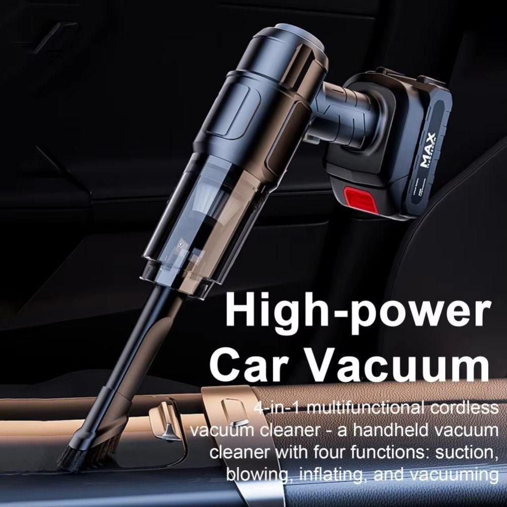 4 in1 Car Vacuum Cleaner High Power Air Dust Collector Handheld Wireless Dust Blower  Computer