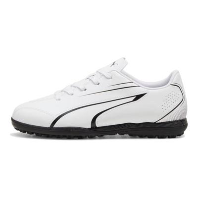 Vitoria TT Comfortable Durable Low-Top Kids Football Shoes Kids Football Shoes White Black 107487-06