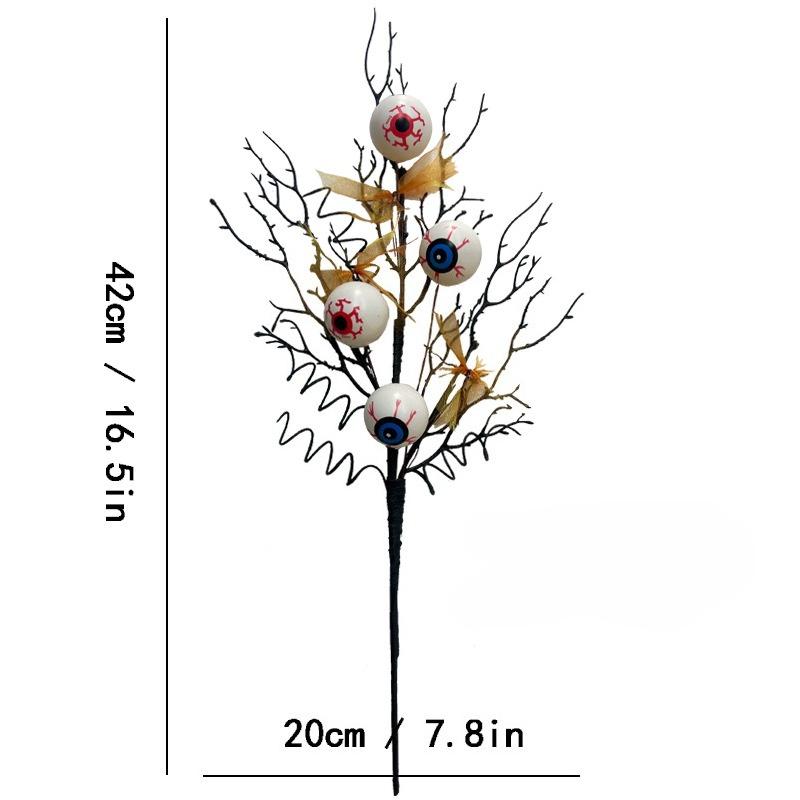 

Хэллоуин Черная Ужасная Тыква Цветочная Ветка - Идеально подходит для Хэллоуинских Украшений, Украшения для Вечеринки на Фестиваль Призраков