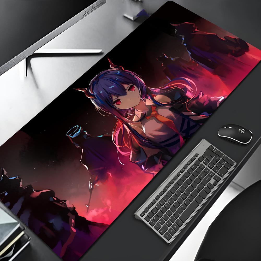 Arknights Video Game Mouse Pad Edge Big Gaming Locking Computer Gamer Large Rubber Art Mousepad Laptop Desk Mat