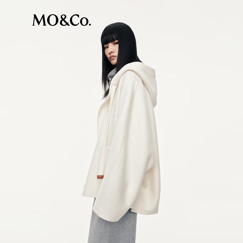 MO&Co. Women's Hooded Wool Cardigan