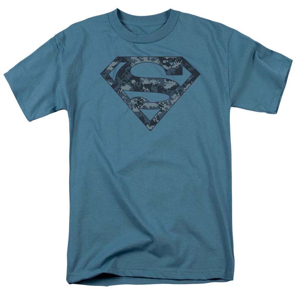 Superman  Navy Camo Shield  T-Shirt - Adult, Child S